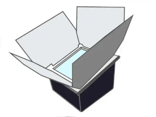 horno solar con varios reflectores